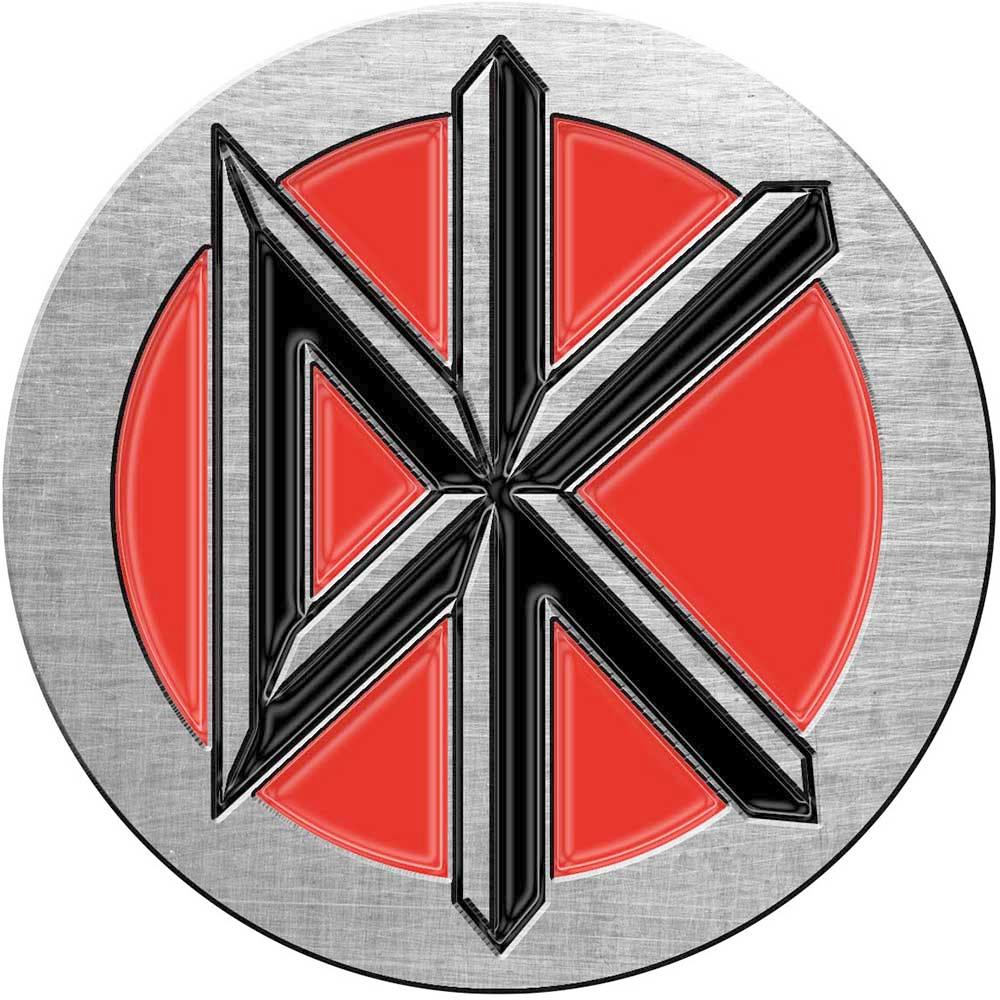 Dead Kennedys - DK Logo Button pin - Silberfarben